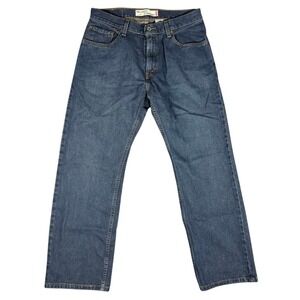 Vintage Levis 559 Mens Relaxed Straight Leg Dark Wash Blue Denim Jeans 33x30 Y2K